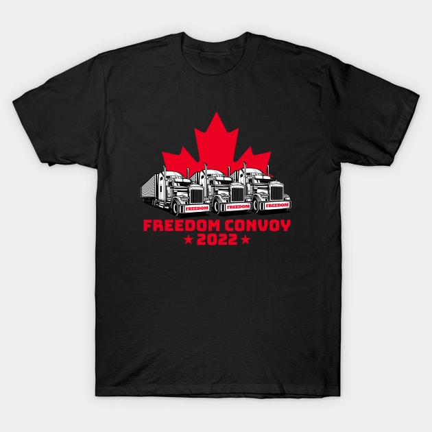 Support Freedom Convoy 2022 T-Shirt by Thermul Bidean